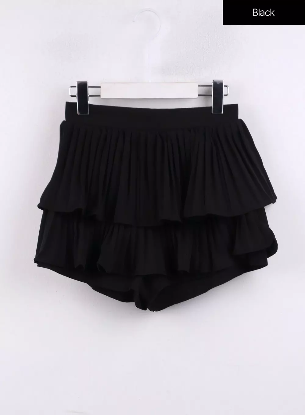 Shirred Ruffle Mini Skirt CJ423