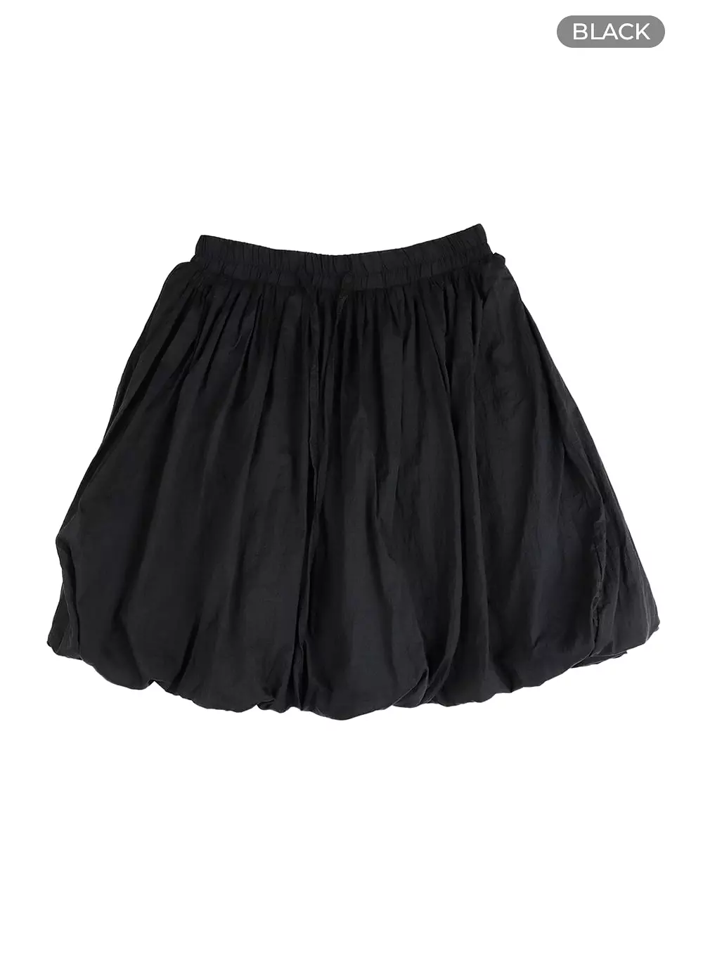 Soft Nylon Bubble Mini Skirt OM405