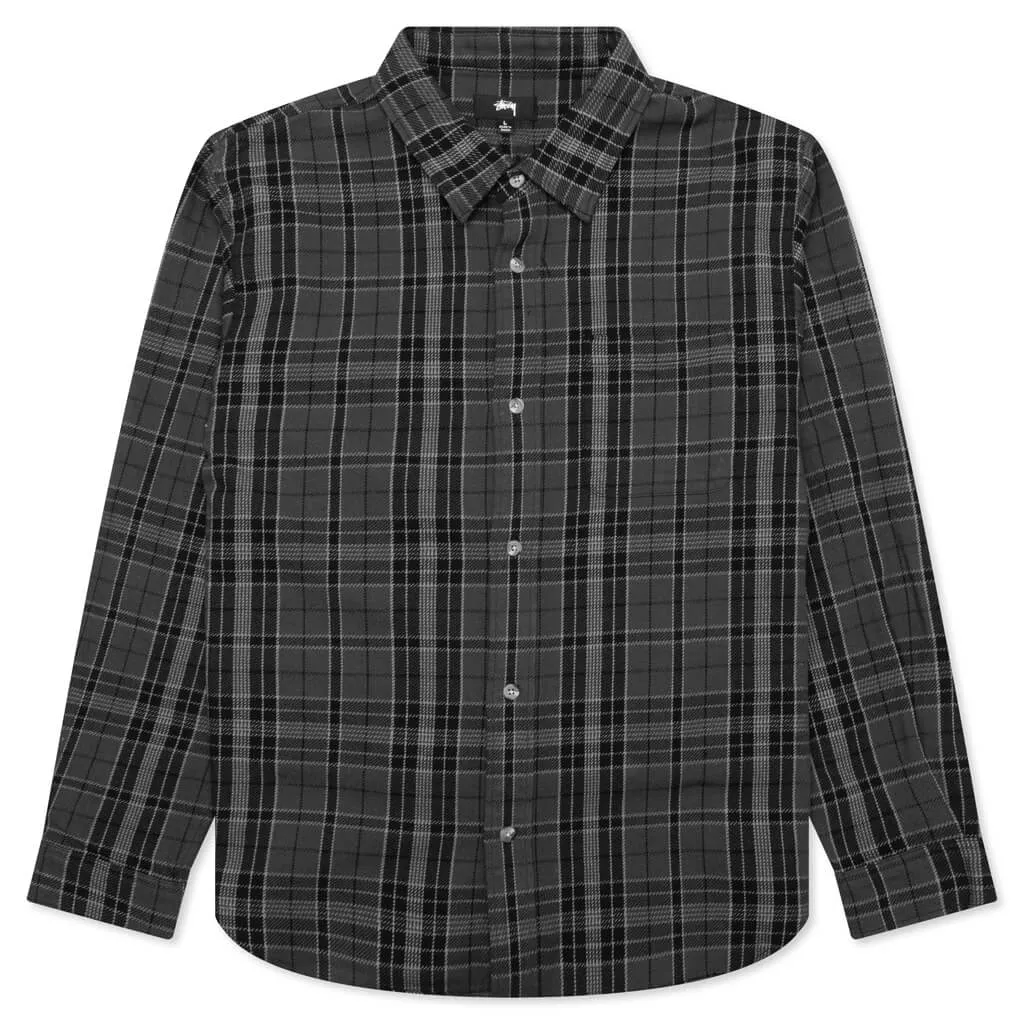 Stones Plaid Shirt - Black