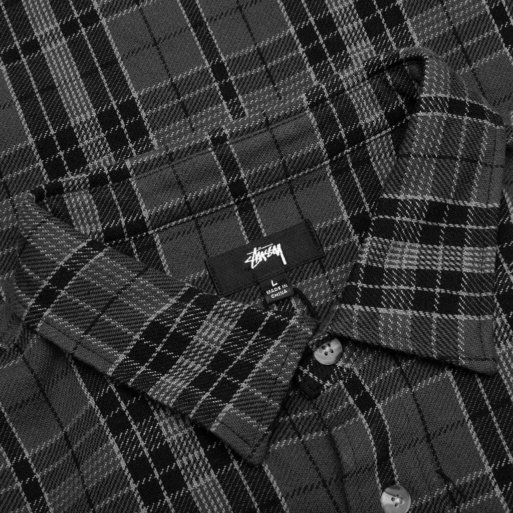 Stones Plaid Shirt - Black