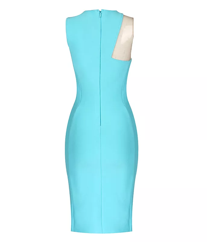 Sylvi Blue Midi Dress