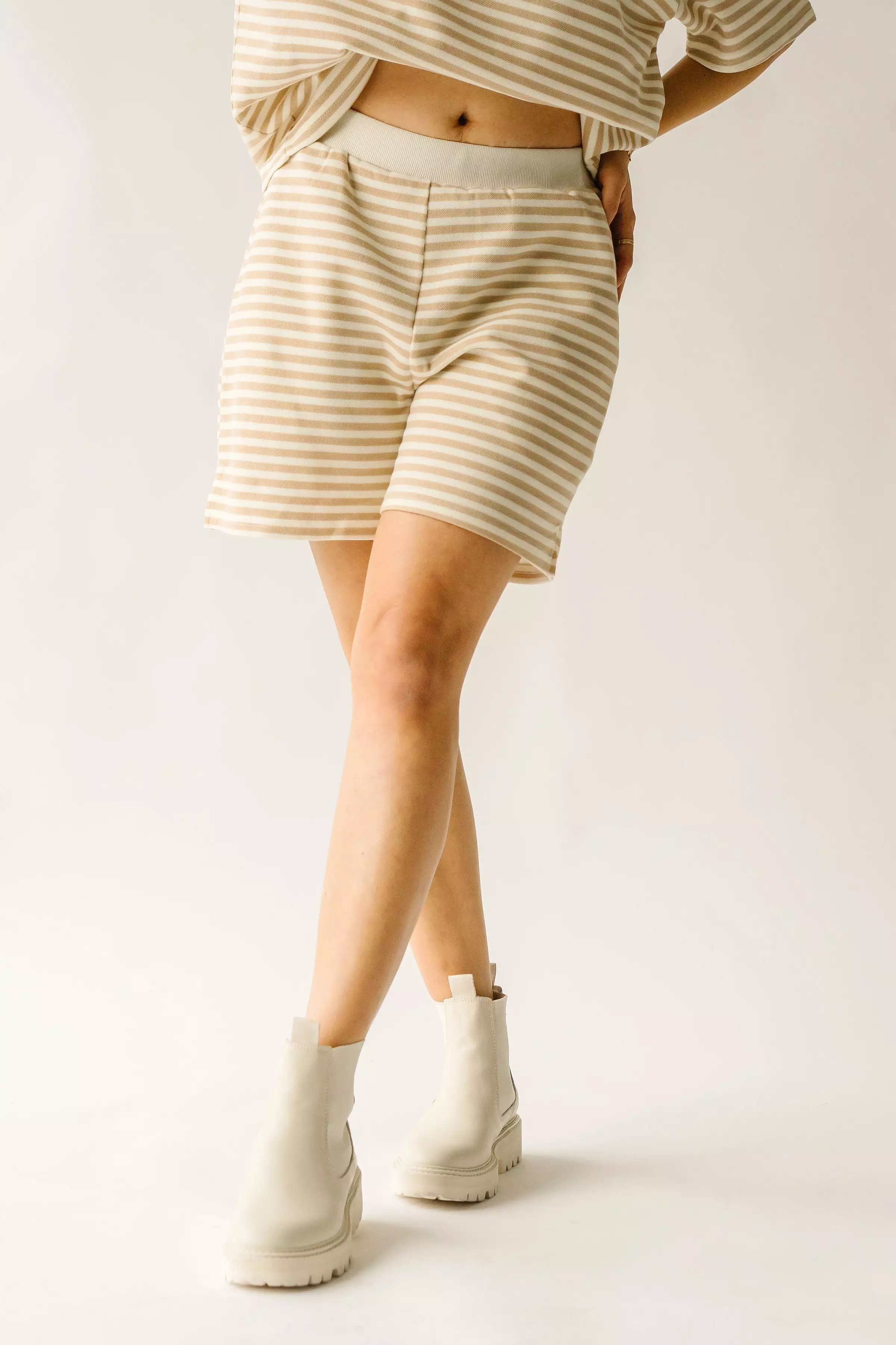 The Watson Striped Short in Sand