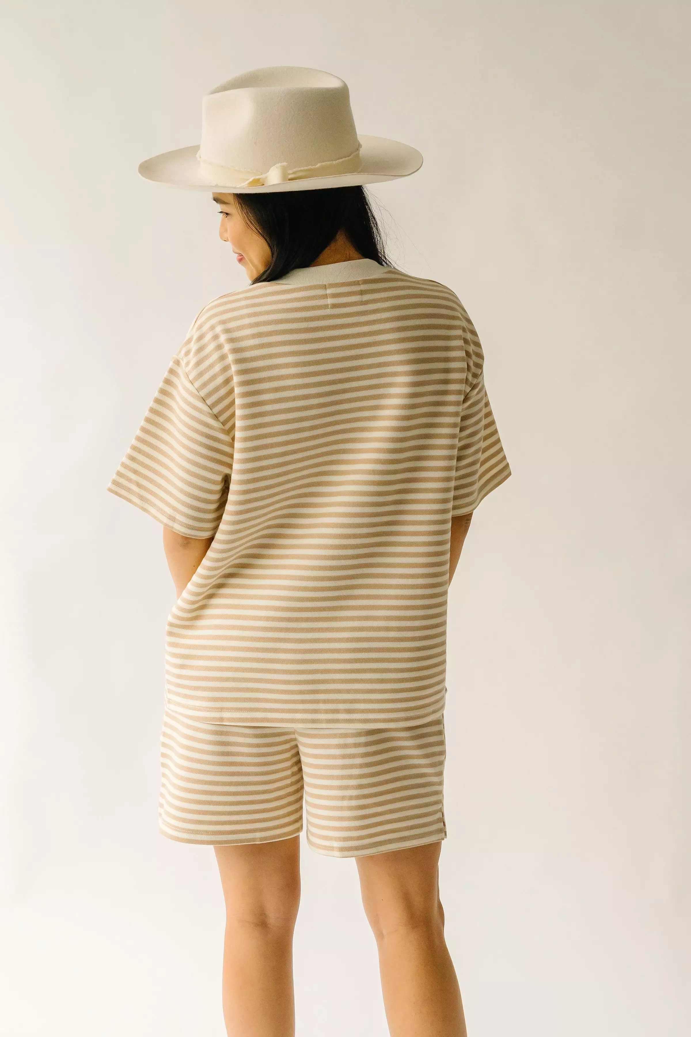 The Watson Striped Short in Sand