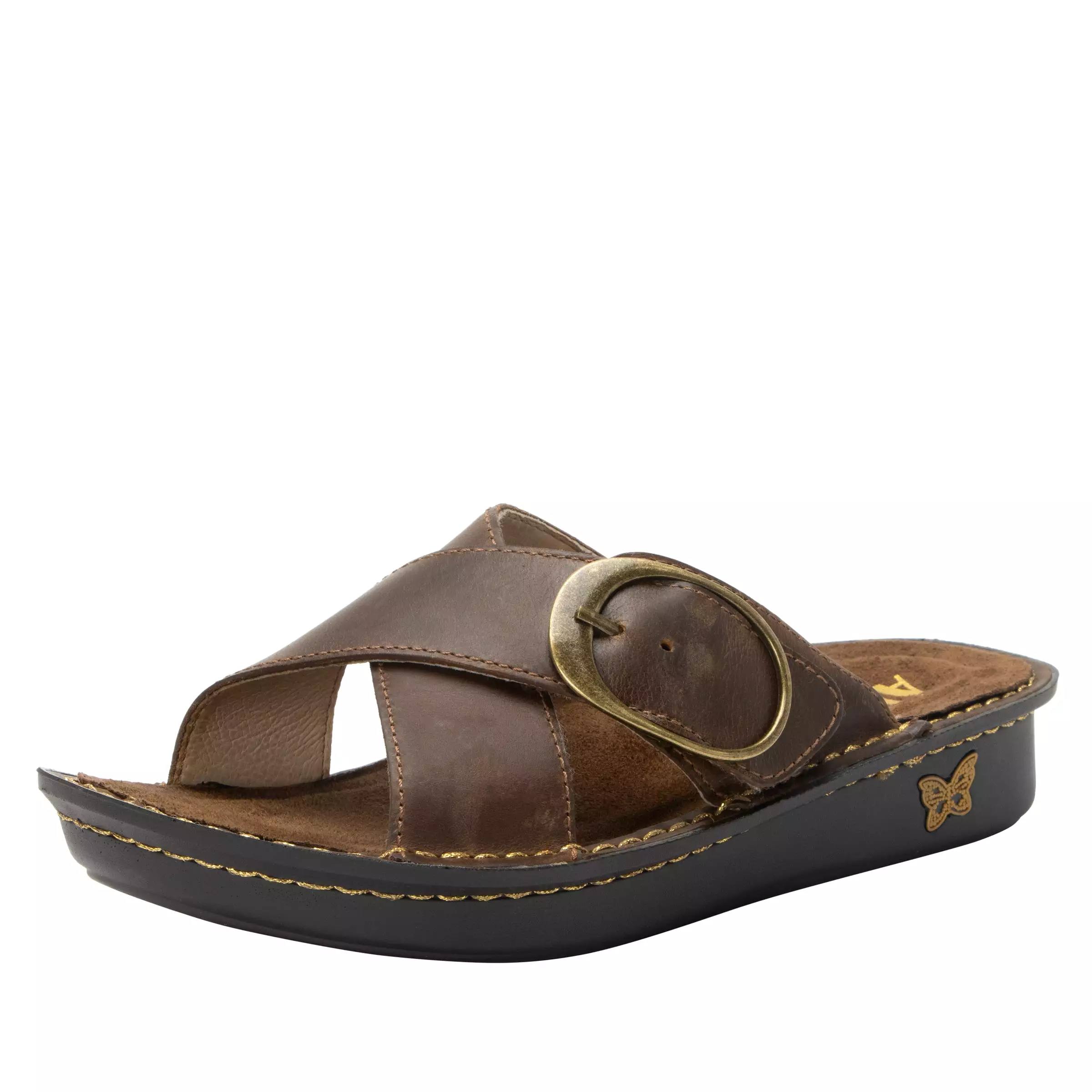 Vanya Oiled Brown Sandal