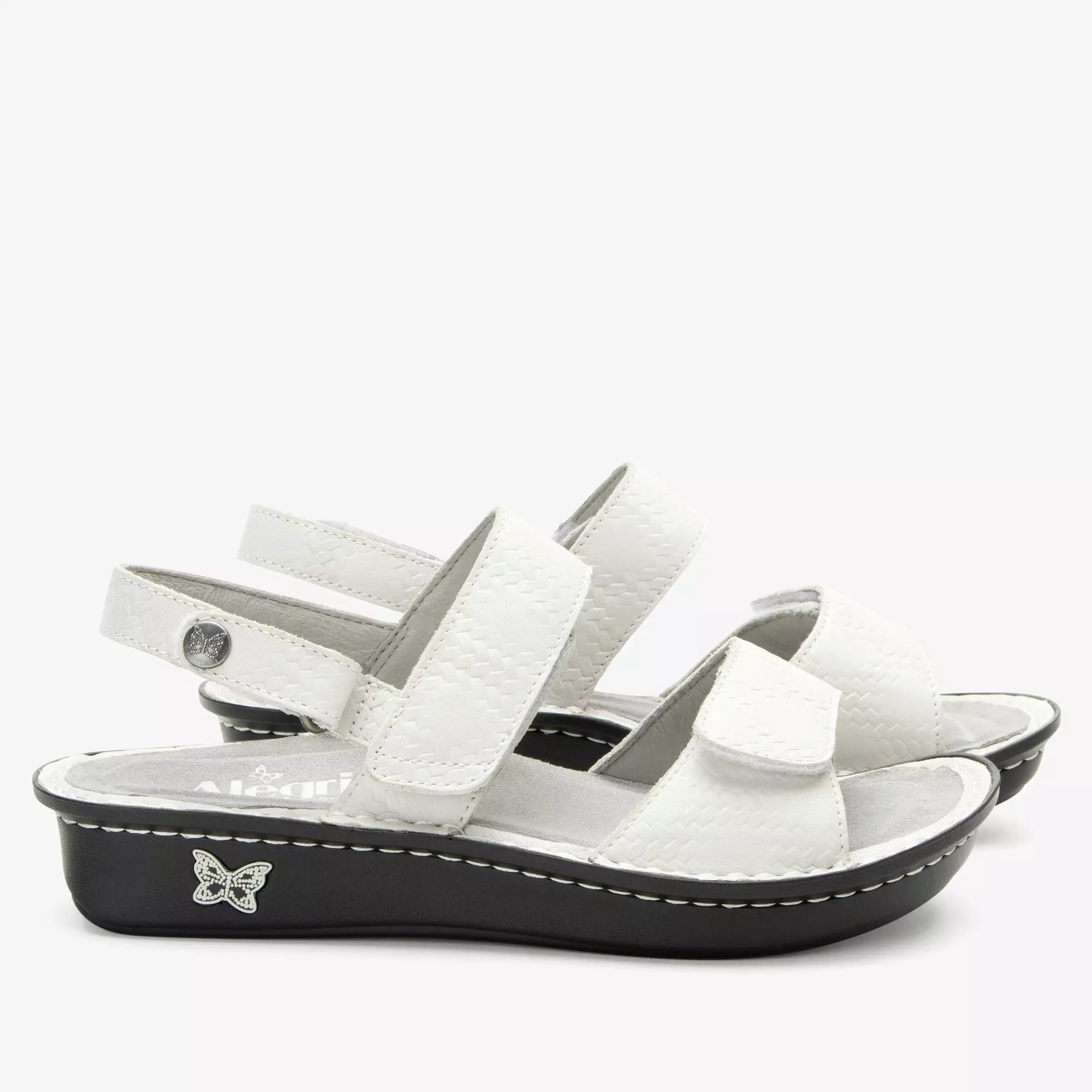 Verona Basketry White Sandal