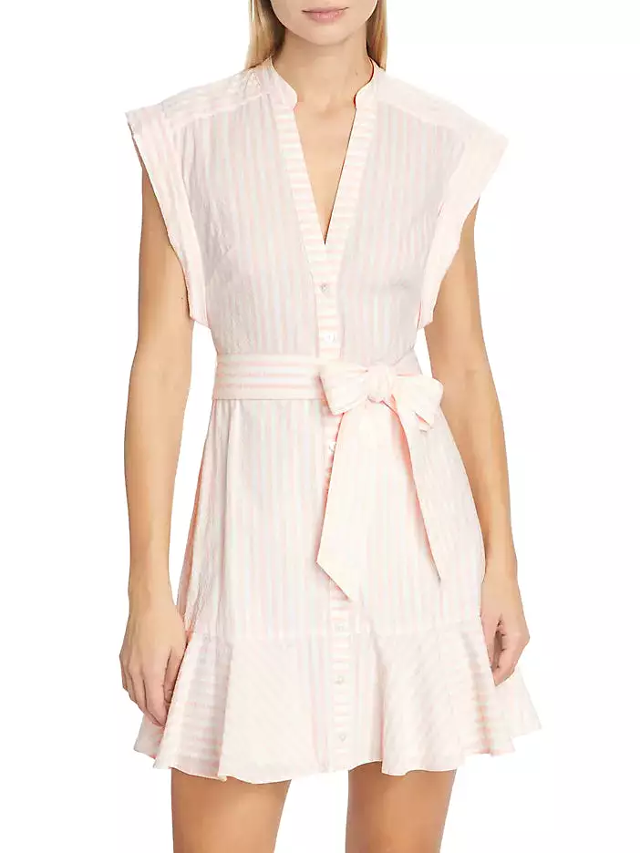 Veronica Beard - Avella Dress - Pink/White