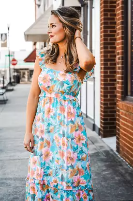 Watercolor Dreams Midi Dress