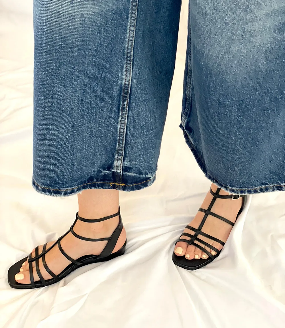 Wedged Gladiator Sandals