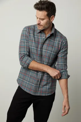 WILDER PLAID BUTTON-UP SHIRT