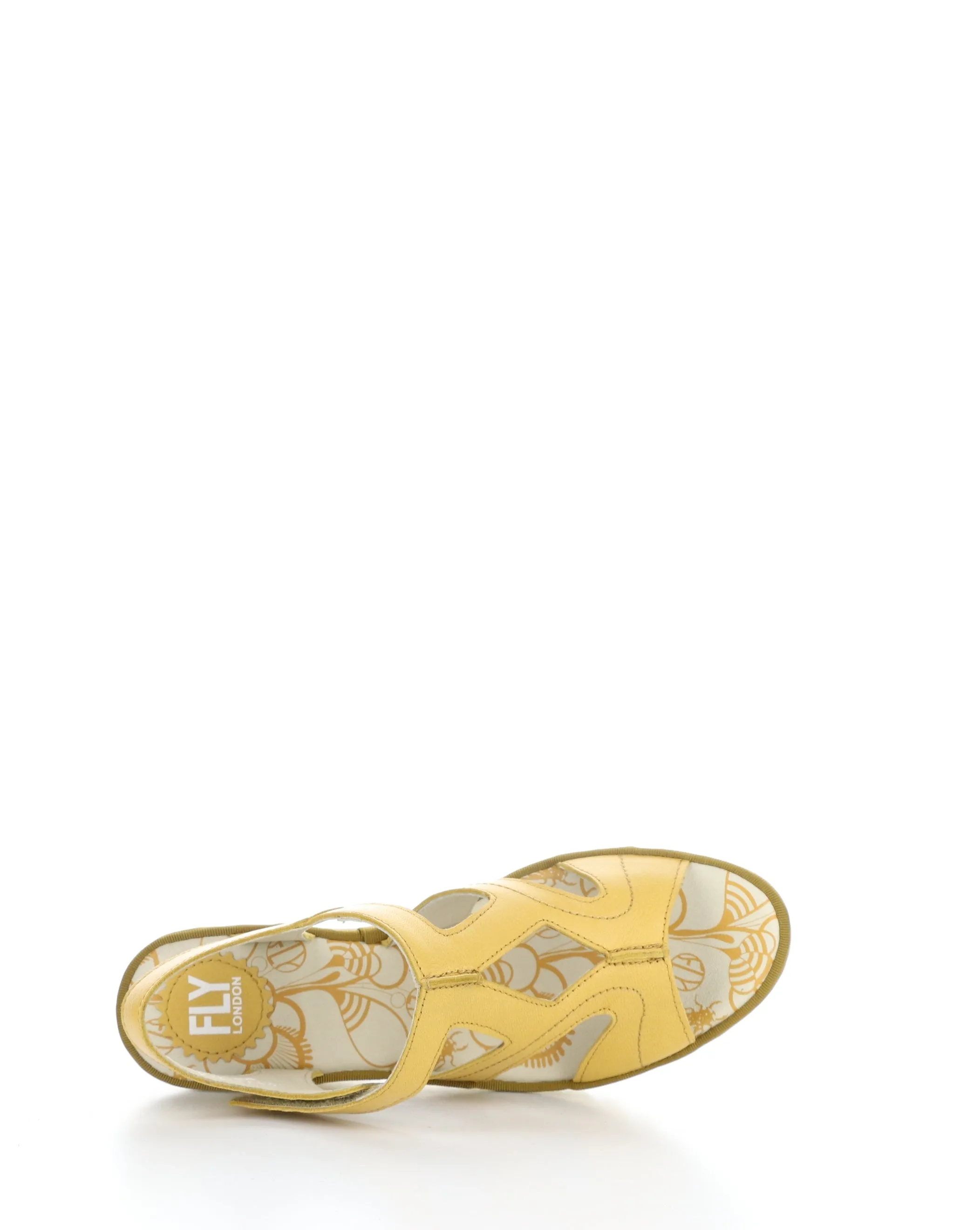 YOTU472FLY Yellow Velcro Sandals